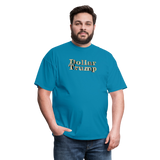 Dollar Trump Graphic T-Shirt – Bold Conservative Statement Tee - turquoise