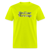 Dollar Trump Graphic T-Shirt – Bold Conservative Statement Tee - safety green