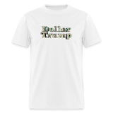 Dollar Trump Graphic T-Shirt – Bold Conservative Statement Tee - white