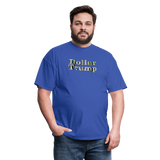 Dollar Trump Graphic T-Shirt – Bold Conservative Statement Tee - royal blue